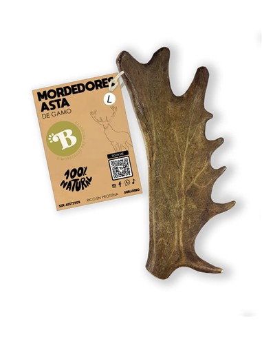 BI MORDISCOS asta de gamo talla S