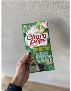 Churu pops atún y pollo 4uds