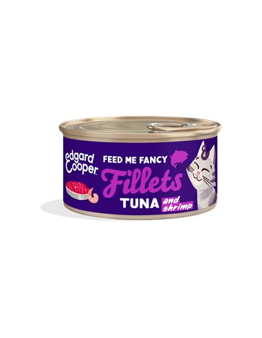 Edgar & cooper filetes de atún y gambas 70gr