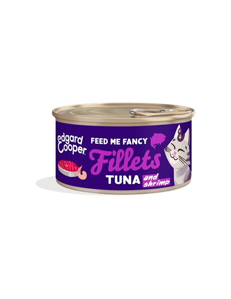 Edgar & cooper filetes de atún y gambas 70gr