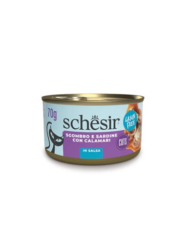 Schezir sardinas + calamares en salsa 70gr