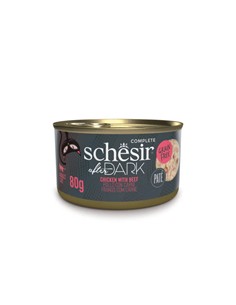 Schezir dark paté pollo + ternera 80gr