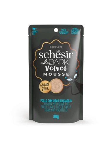 Schezir dark mousse pollo + huevo 80gr
