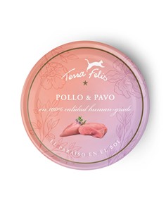 Terra felis pollo y pavo 80gr