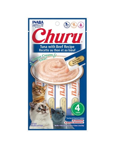 Churu atún y buey 4uds