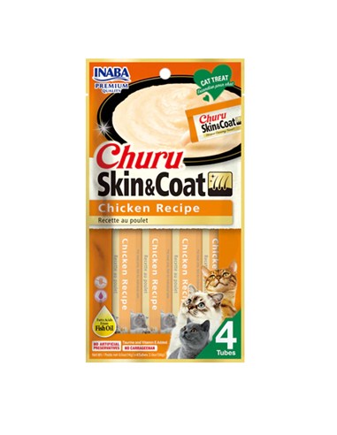 Churu skin coat variedad de pollo 20uds
