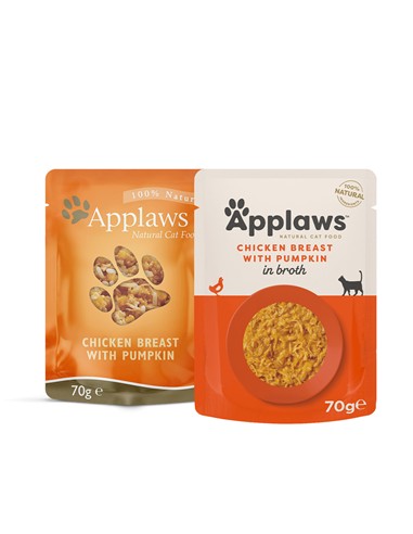 Applaws pouch pollo y calabaza 70gr