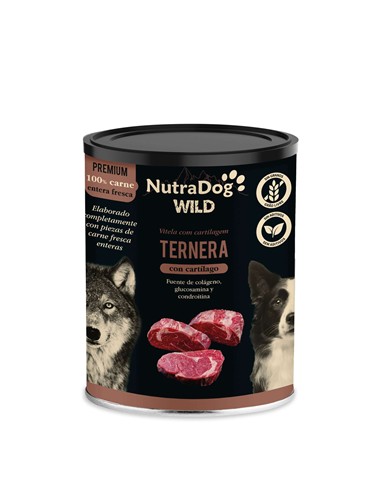 NutraDog ternera con cartílago 400gr