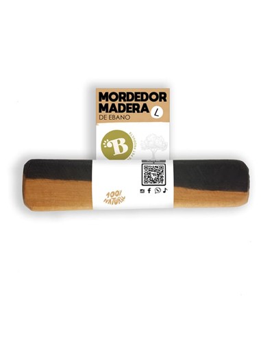 Bi mordiscos madera de ébano talla L