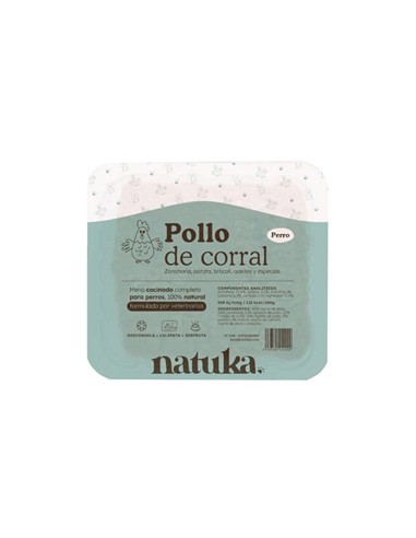 Natuka menú cocinado pollo 500gr