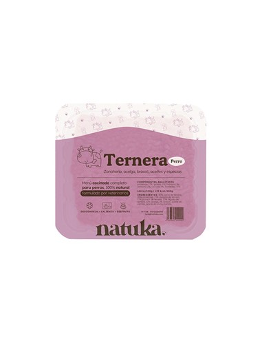 Natuka menú cocinado ternera 500gr