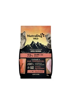 NUTRADOG WILD SALMÓN Y PAVO 2kg