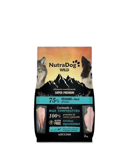 NUTRADOG WILD PESCADO Y POLLO 2kg