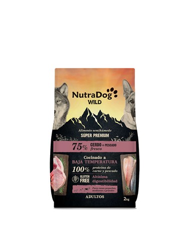 NUTRADOG WILD CERDO Y PESCADO 2kg