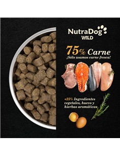 NUTRADOG WILD PAVO Y PESCADO 10kg 2