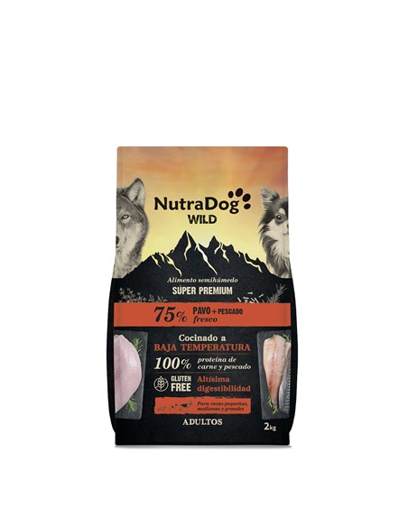NUTRADOG WILD PAVO Y PESCADO 2kg