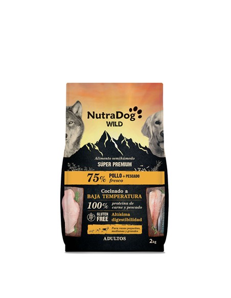 NUTRADOG WILD POLLO Y PESCADO 2kg