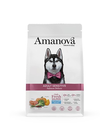 AMANOVA SENSITIVE SALMÓN & CALABAZA 10kg