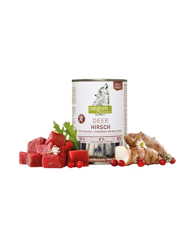 ISEGRIM CIERVO Y ARÁNDANOS 400gr