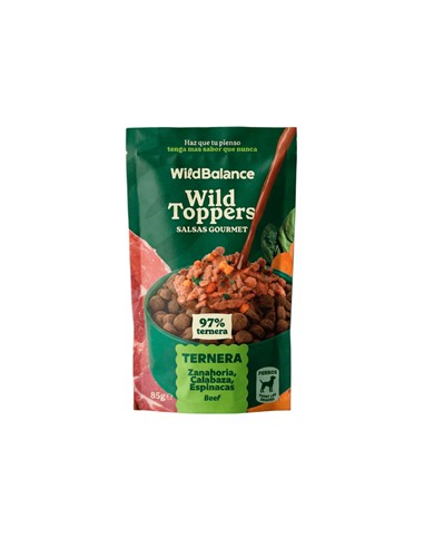 WILD BALANCE TOPPING TERNERA 85gr