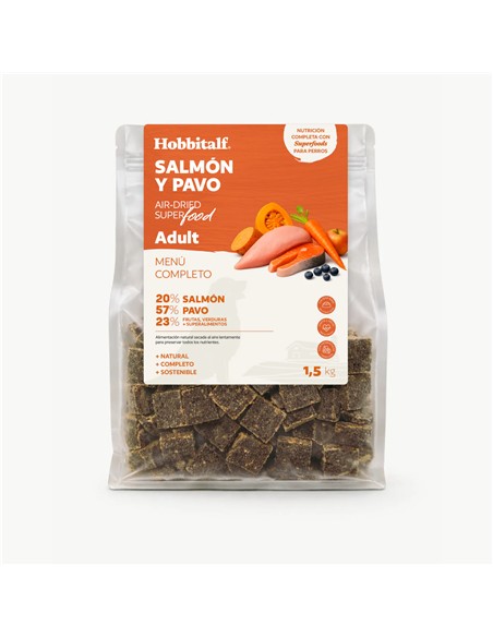 HOBBITALF SUPERFOOD SALMÓN Y PAVO 1.5kg