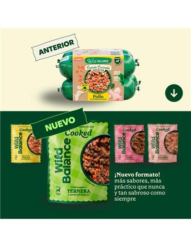 004250  Wild balance menú cocinado ternera y pollo 1.3kg