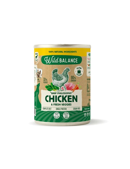Wild Balance menú cocinado de pollo 400gr