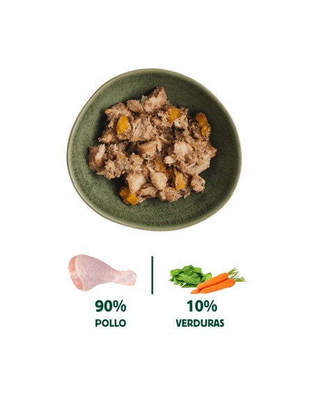 Wild Balance menú cocinado de pollo 400gr