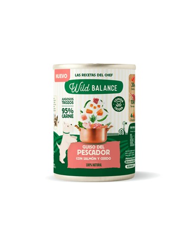 Lata guiso del pescador salmón y cerdo 400gr