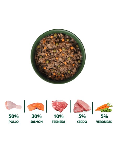 Lata guiso del pescador salmón y cerdo 400gr