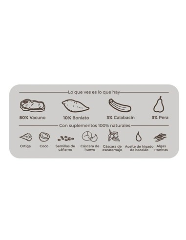 MENÚ COCINADO Maravilla de Vacuno 800gr