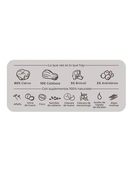 MENÚ COCINADO Ambrosía de Ciervo 800gr