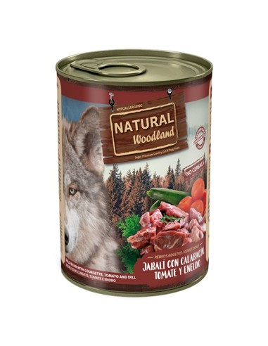 Jabalí, calabacín, tomate y eneldo 400gr