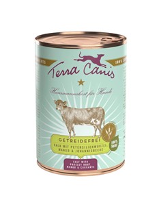 Terra canis grain free ternera 400gr