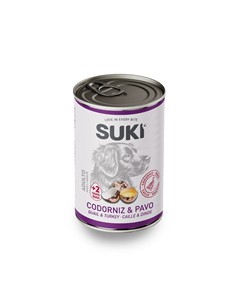 SUKI CODORNIZ + PAVO + HUEVO 400gr