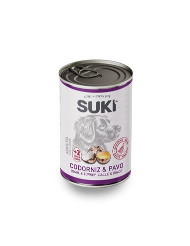 SUKI CODORNIZ + PAVO + HUEVO 400gr