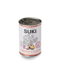 SUKI CODORNIZ + SALMÓN + HUEVO 400gr