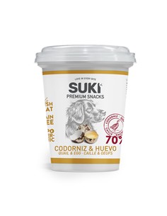 SUKI BARRITAS DE CODORNIZ + HUEVO 300gr
