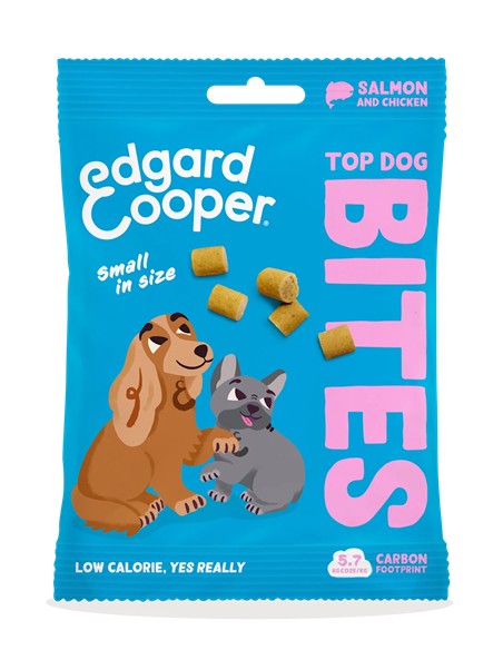 006607  Edgar cooper bites de salmón y pollo 50gr