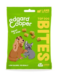 006614  Edgar cooper bites de cordero y pavo 50gr