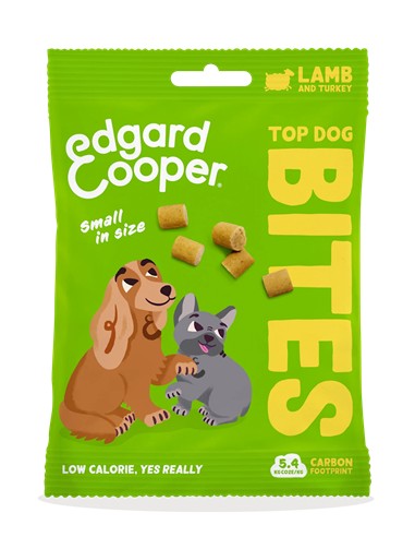 006614  Edgar cooper bites de cordero y pavo 50gr
