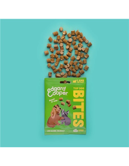 006614  Edgar cooper bites de cordero y pavo 50gr