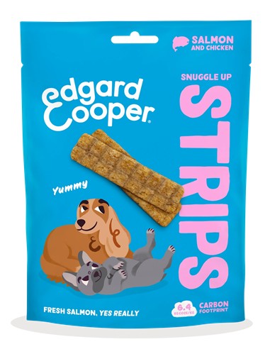006706  Edgar cooper tiras de salmón y pollo 75gr
