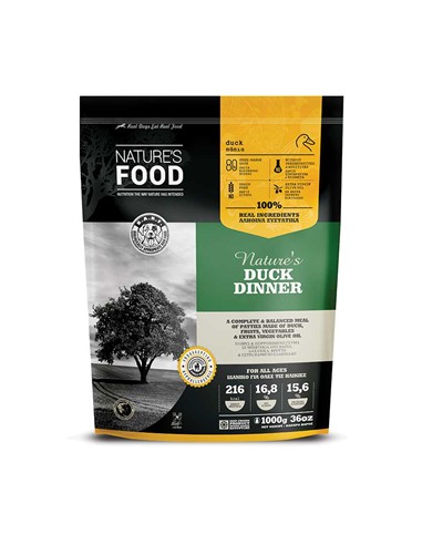 BARF DUCK DINNER HAMBURGUESAS 1kg