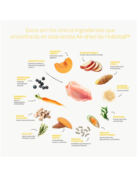 HOBBITALF SUPERFOOD POLLO 800gr