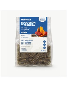 HOBBITALF SUPERFOOD BOQUERÓN Y TERNERA 800gr