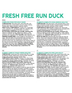 ARQUIVET FRESH FREE RUN DUCK 10kg 2