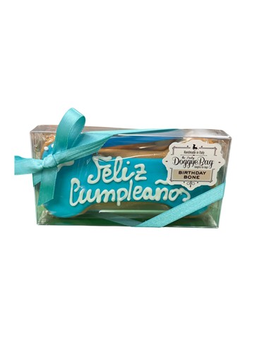 DOGGYEBAG HUESO CUMPLEAÑOS AZUL