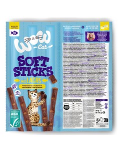 WOW SOFT STICKS SALMÓN 6uds