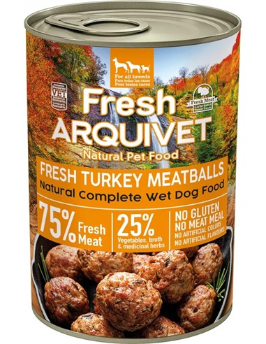 ARQUIVET ALBÓNDIGAS PAVO 400gr
